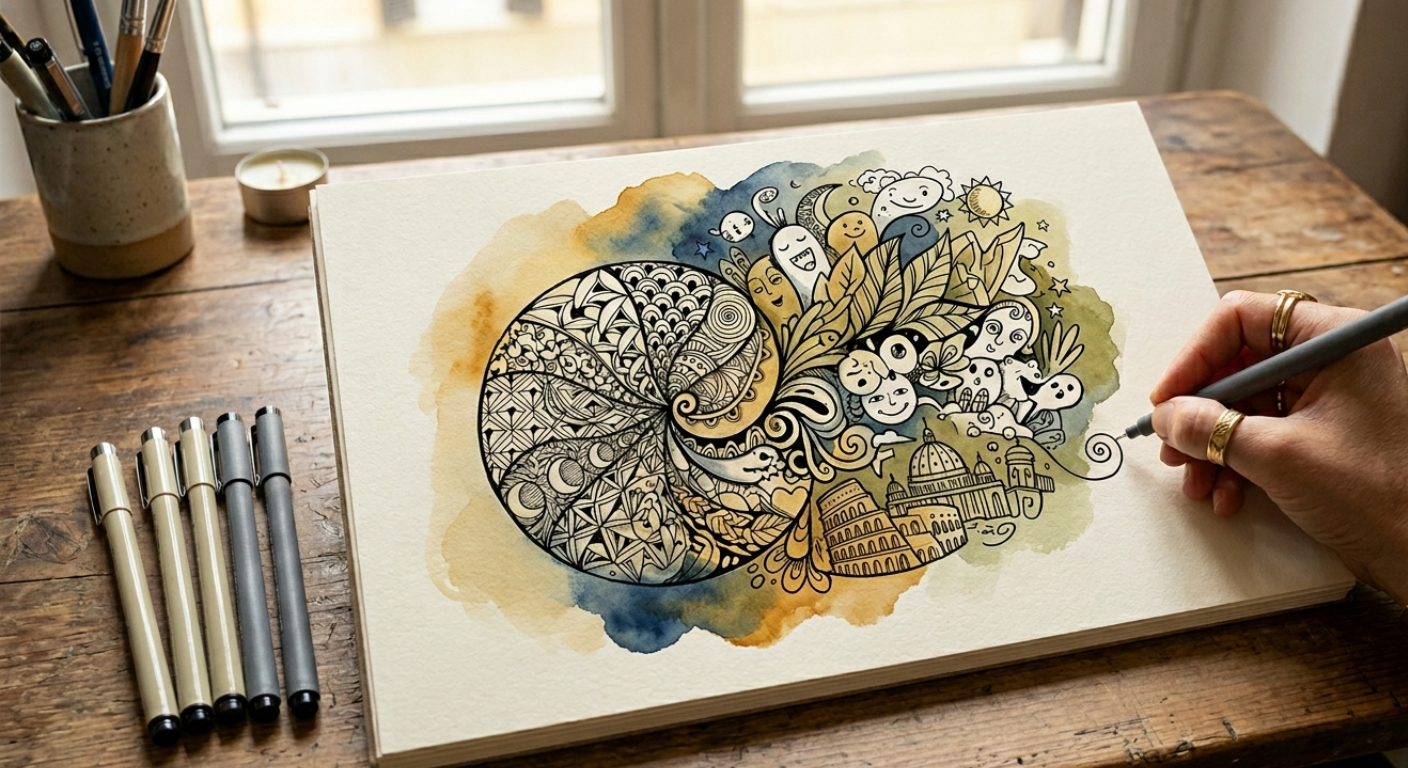 Zentangle e Doodle Art: Il...